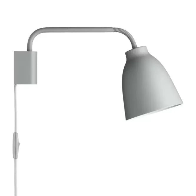 Lampa Ścienna Caravaggio Read Szara Fritz Hansen