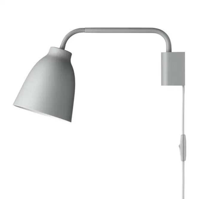 Lampa Ścienna Caravaggio Read Szara Fritz Hansen