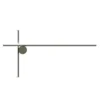Lampa Ścienna Coordinates 2 Aluminium W Kolorze Srebrnym Flos