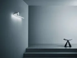 Lampa Ścienna Coordinates 1 Aluminium W Kolorze Srebrnym Flos
