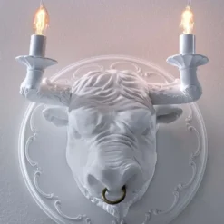 Lampa Ścienna Corrado Biała Karman