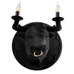 Lampa Ścienna Corrado Czarna Karman