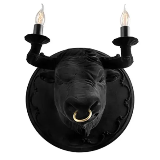 Lampa Ścienna Corrado Czarna Karman