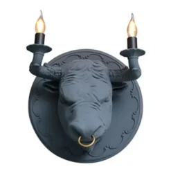 Lampa Ścienna Corrado Szara Karman