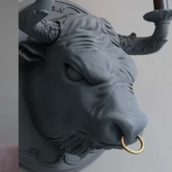 Lampa Ścienna Corrado Szara Karman