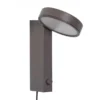 Lampa Ścienna Crea Brązowa Hubsch