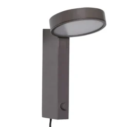 Lampa Ścienna Crea Brązowa Hubsch