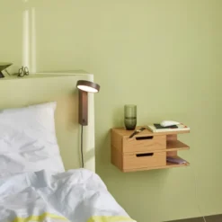 Lampa Ścienna Crea Brązowa Hubsch