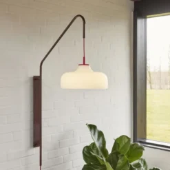 Lampa Ścienna Current Czerwona Hubsch