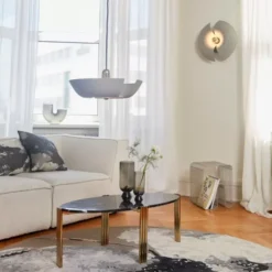 Lampa Ścienna Cycnus 45 Cm Taupe Aytm
