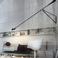 Lampa Ścienna 265 Czarna Flos