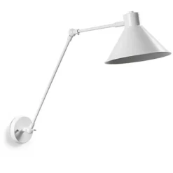 Lampa Ścienna Dione Biała Kave Home