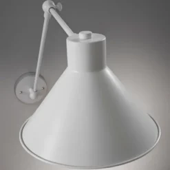 Lampa Ścienna Dione Biała Kave Home