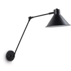 Lampa Ścienna Dione Czarna Kave Home