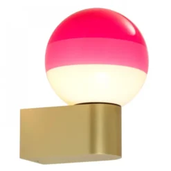 Lampa Ścienna Dipping Light Pink Marset