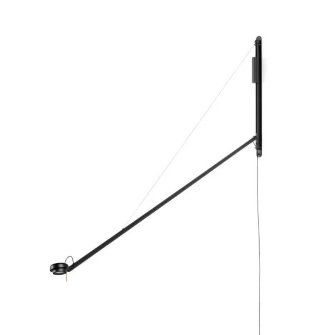 Lampa Ścienna Fifty-Fifty Czarna Hay