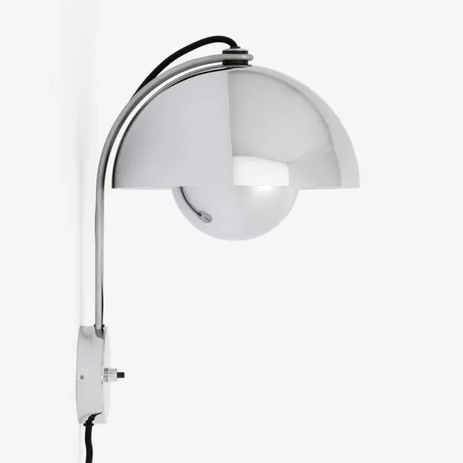 Lampa Ścienna Flowerpot Vp8 Chrome Andtradition