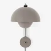 Lampa Ścienna Flowerpot Vp8 Grey Beige Andtradition
