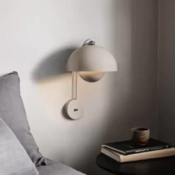 Lampa Ścienna Flowerpot Vp8 Grey Beige Andtradition
