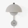 Lampa Ścienna Flowerpot Vp8 Matt Light Grey Andtradition