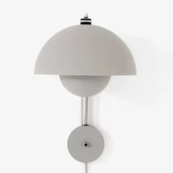 Lampa Ścienna Flowerpot Vp8 Matt Light Grey Andtradition