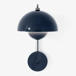 Lampa Ścienna Flowerpot Vp8 Steel Blue Andtradition