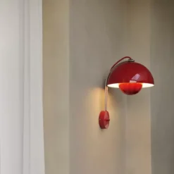 Lampa Ścienna Flowerpot Vp8 Vermilion Red Andtradition