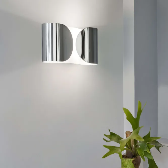 Lampa Ścienna Foglio Chromowana Flos
