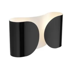 Lampa Ścienna Foglio Czarna Flos
