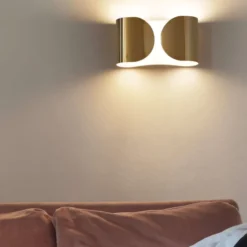 Lampa Ścienna Foglio Złota Flos
