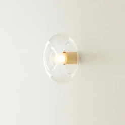 Lampa Ścienna Fontanella 26 Cm Mosiężna Fontana Arte