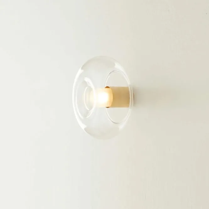 Lampa Ścienna Fontanella 26 Cm Mosiężna Fontana Arte