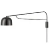 Lampa Ścienna Grant Czarna 111 Cm Normann Copenhagen