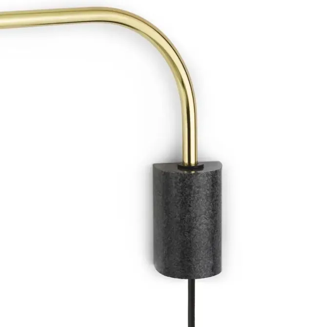 Lampa Ścienna Grant Mosiądz 43 Cm Normann Copenhagen