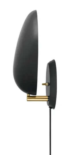 Lampa Ścienna Grossman Cobra Z Przewodem Włączającym Czarna Gubi