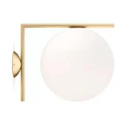 Lampa Ścienna Ic C-W2 Mosiądz Flos