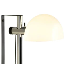 Lampa Ścienna Lauro Biały Klosz Z Chromowaną Podstawą Marset