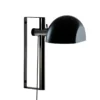 Lampa Ścienna Lauro Czarny Klosz Z Ciemnobrązową Podstawą Marset
