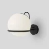 Lampa Ścienna Le Sfere Model 238-1 Czarna Astep