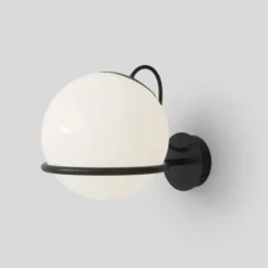 Lampa Ścienna Le Sfere Model 238-1 Czarna Astep