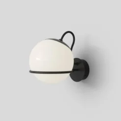 Lampa Ścienna Le Sfere Model 237-1 Czarna Astep