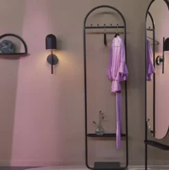 Lampa Ścienna Luceo Czarna Aytm