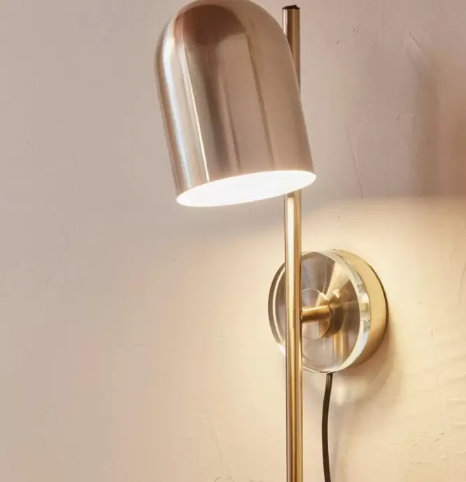 Lampa Ścienna Luceo Złota Aytm