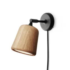 Lampa Ścienna Material Dąb Naturalny New Works