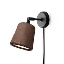 Lampa Ścienna Material Dąb Przydymiony New Works