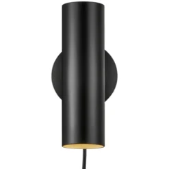 Lampa Ścienna Mib Czarna