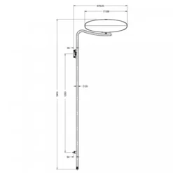 Lampa Ścienna Model 2065 Z Wtyczką Astep