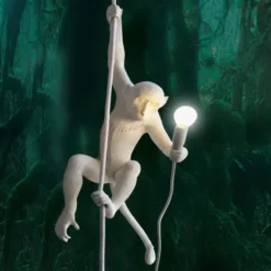 Lampa Ścienna Monkey Biała Seletti