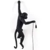 Lampa Ścienna Monkey Czarna Seletti