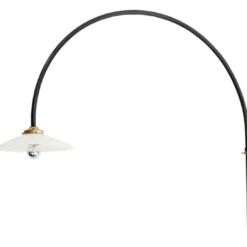 Lampa Ścienna N°2 180 Cm Czarna Valerie Object